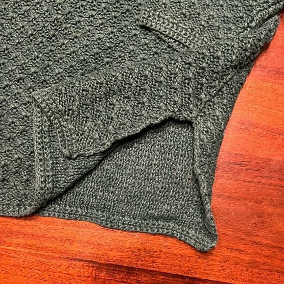 Vintage 80s Exclusive Imports Green Knitted Sweater Women’s Large - Picture 2 of 8